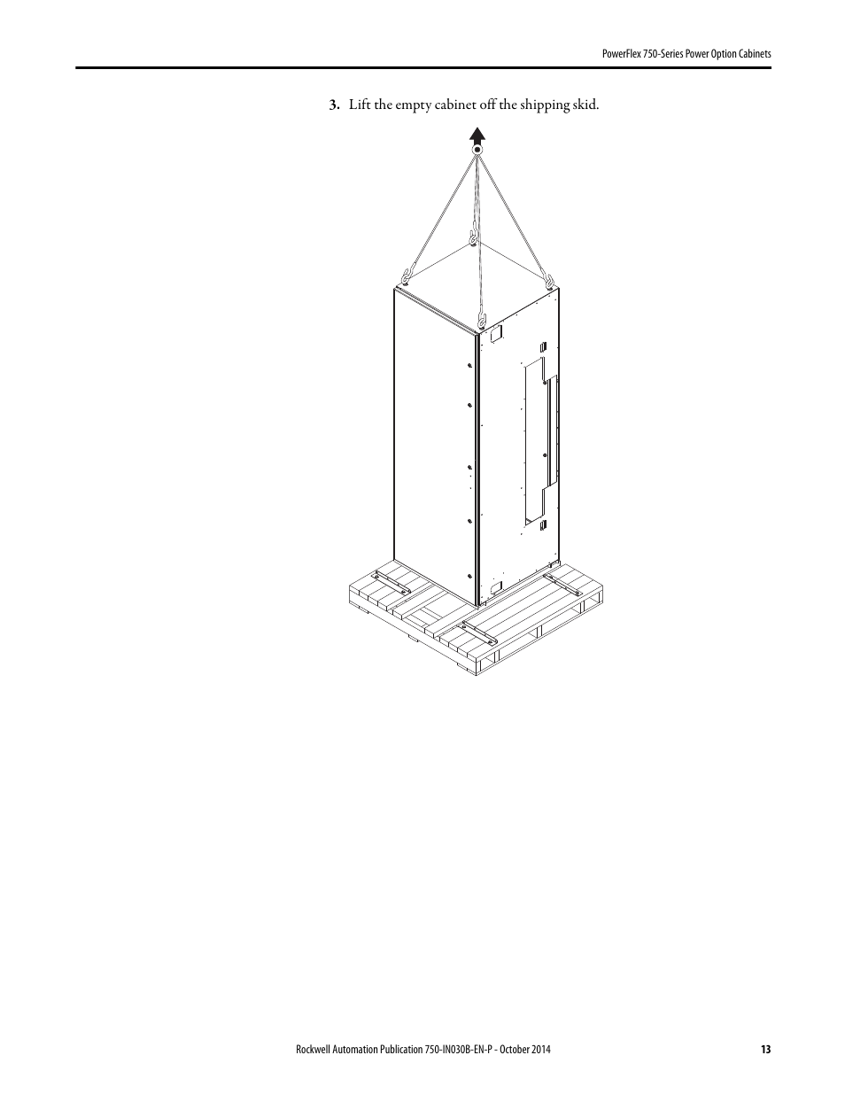 Rockwell Automation 20G PowerFlex 750-Series Power Option Cabinets User Manual | Page 13 / 36