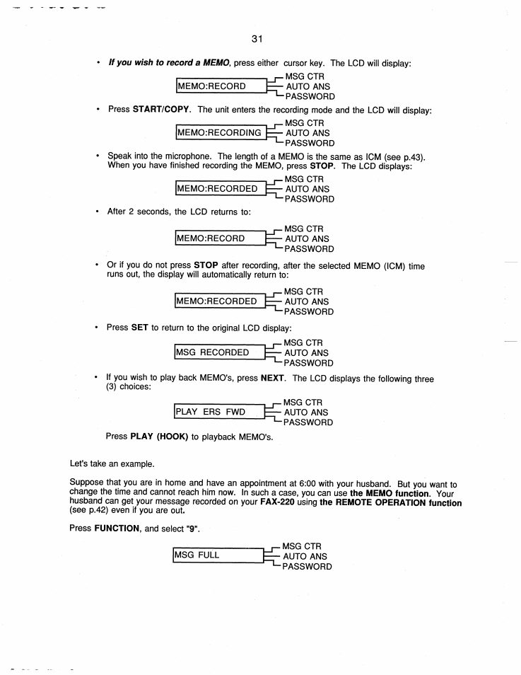 Brother FAX-220 User Manual | Page 41 / 76