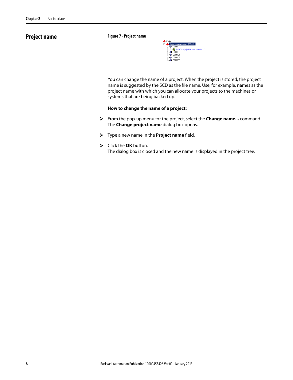 Project name | Rockwell Automation 442L Safety Configuration & Diagnosis (SCD) User Manual User Manual | Page 10 / 40