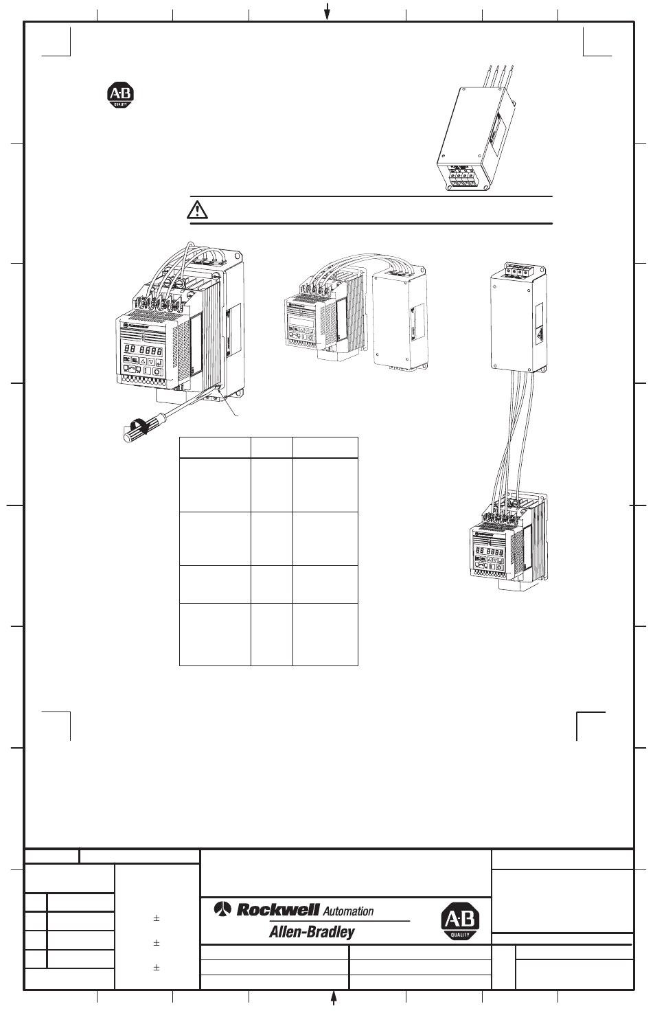 Rockwell Automation 160 Line Filter Module Series A User Manual | 2 pages