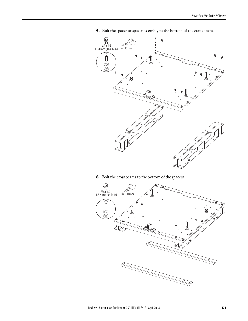 Rockwell Automation 21G PowerFlex 750-Series AC Drives User Manual | Page 121 / 284