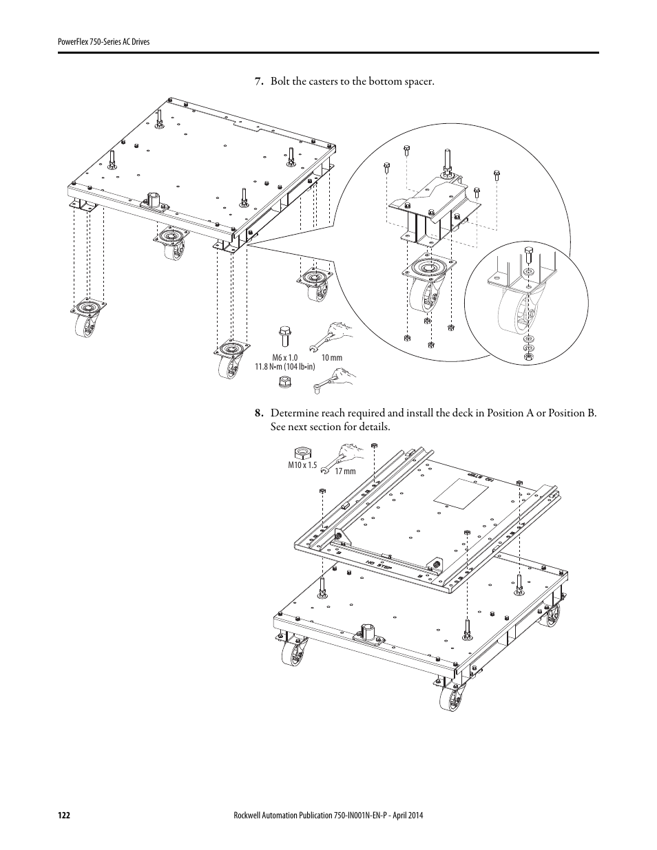 Rockwell Automation 21G PowerFlex 750-Series AC Drives User Manual | Page 122 / 284