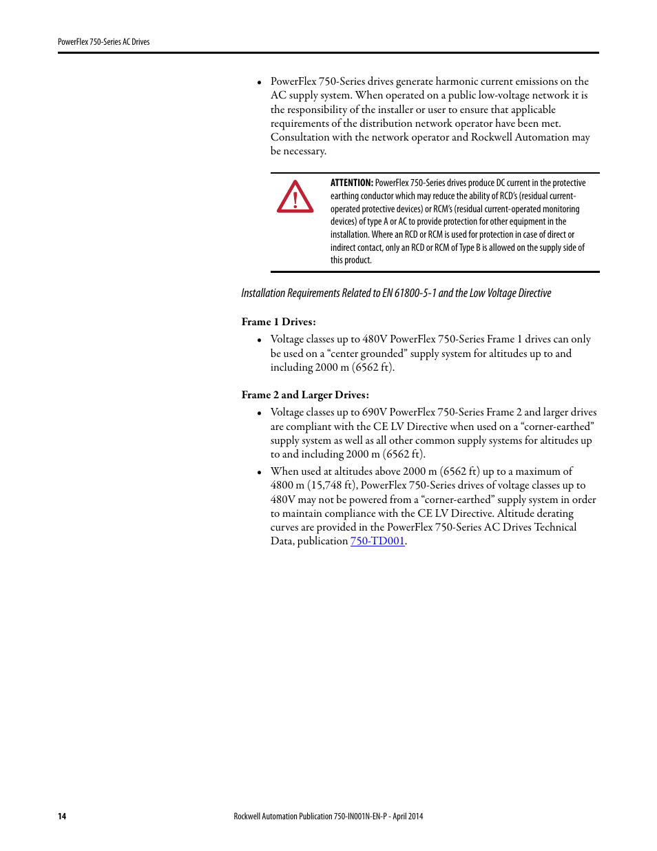 Rockwell Automation 21G PowerFlex 750-Series AC Drives User Manual | Page 14 / 284