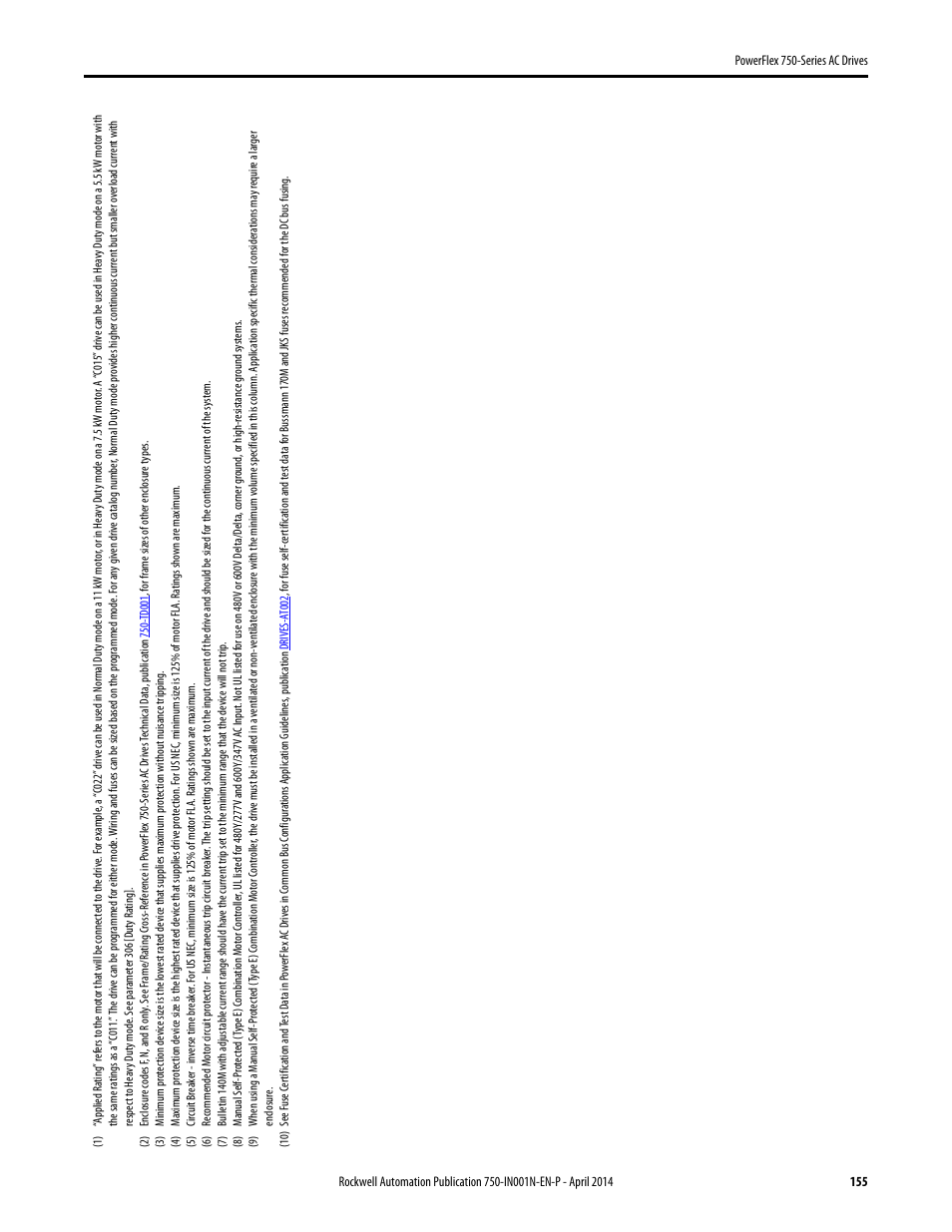 Rockwell Automation 21G PowerFlex 750-Series AC Drives User Manual | Page 155 / 284