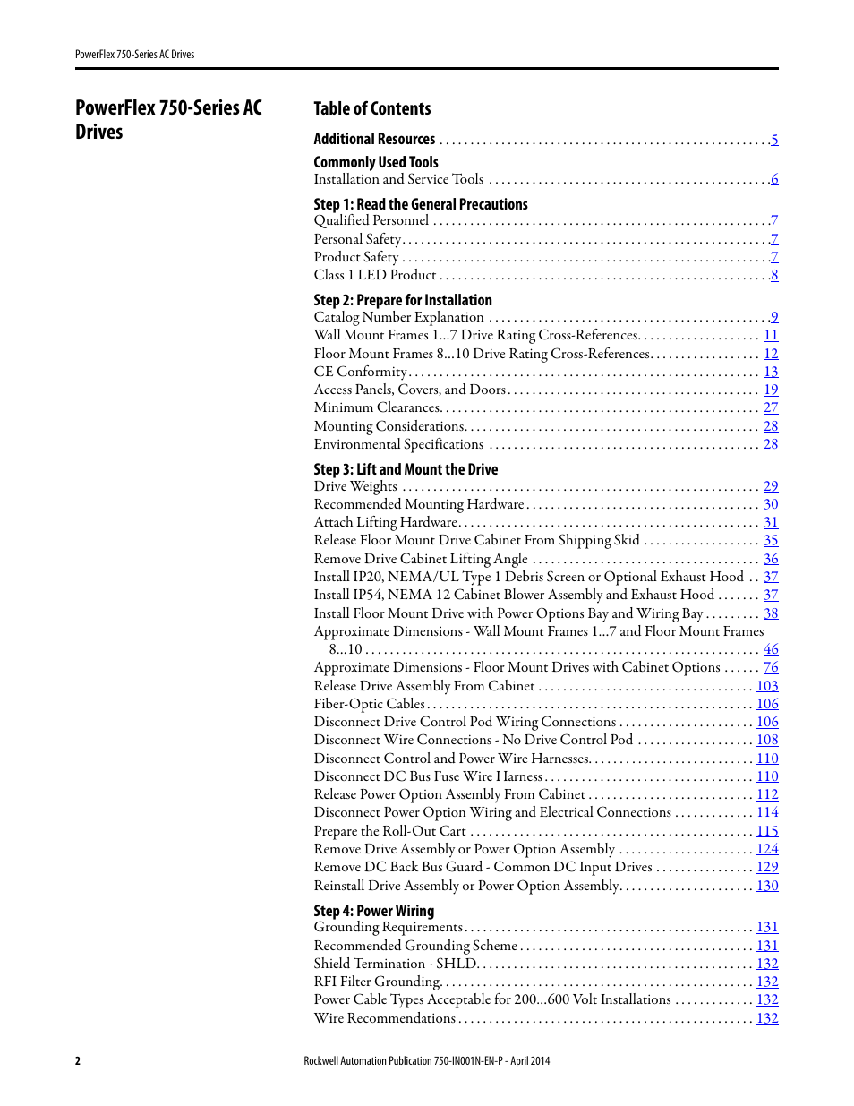 Rockwell Automation 21G PowerFlex 750-Series AC Drives User Manual | Page 2 / 284