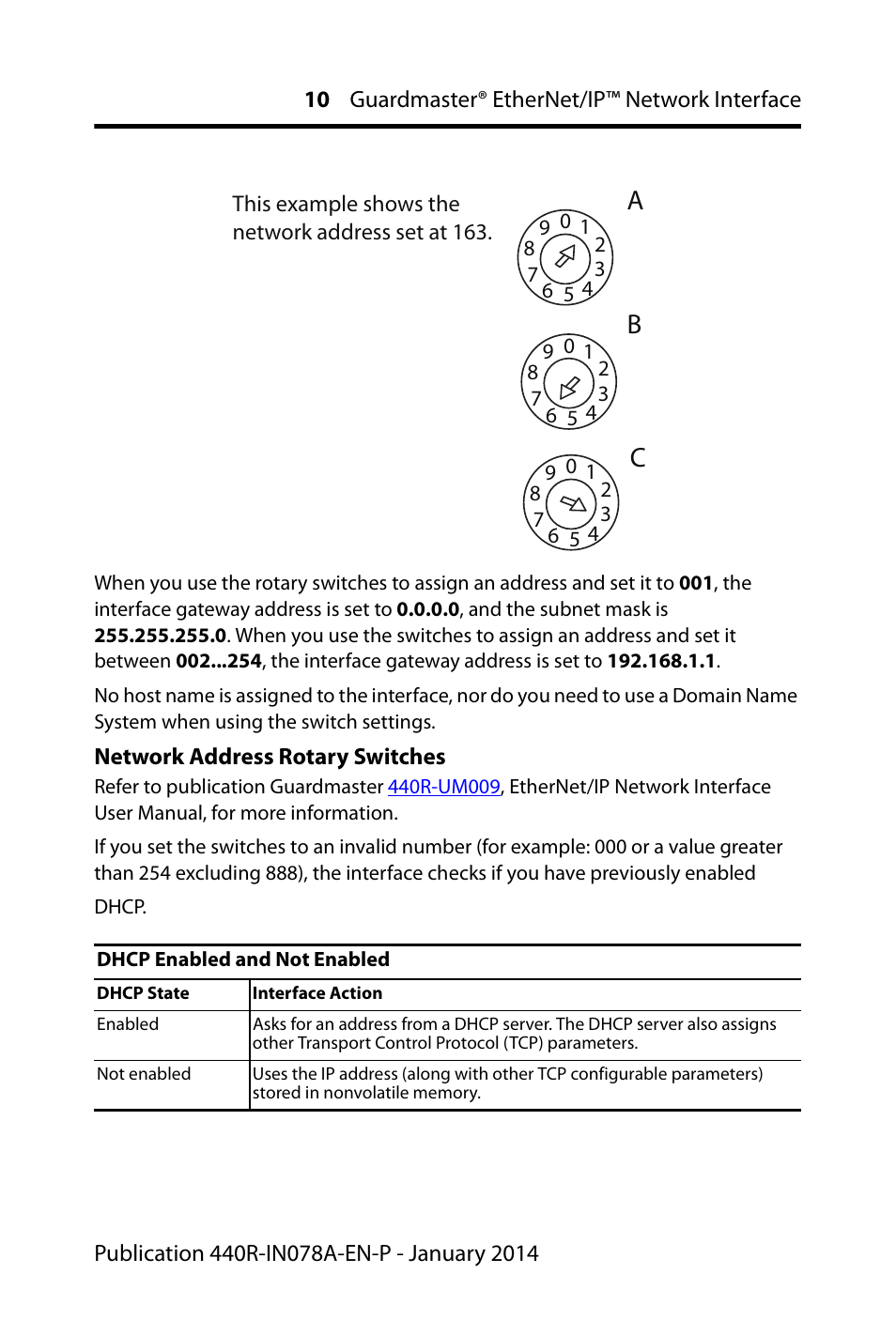 Rockwell Automation 440R-ENETR Guardmaster EtherNet/IP Network Interface - Installation Instructions User Manual | Page 10 / 20