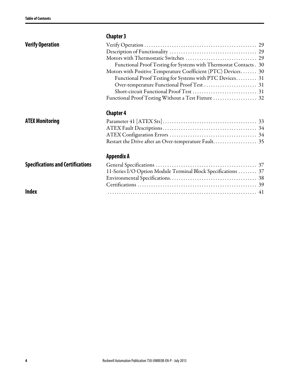 Rockwell Automation 20-750-ATEX PowerFlex 750-Series ATEX Option Module User Manual | Page 4 / 44