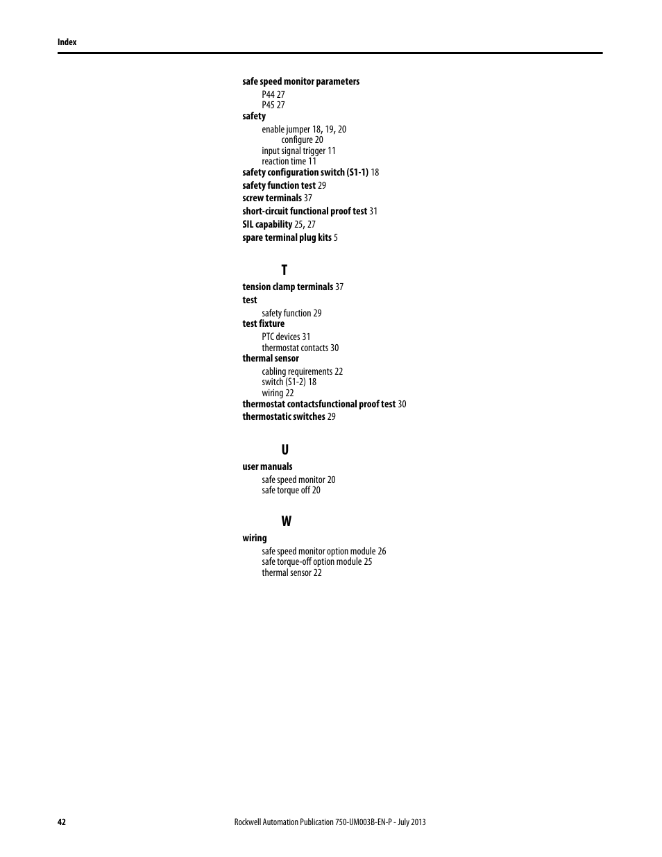 Rockwell Automation 20-750-ATEX PowerFlex 750-Series ATEX Option Module User Manual | Page 42 / 44