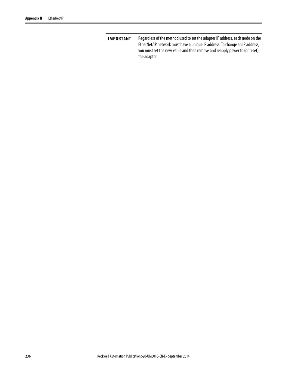 Rockwell Automation 25B PowerFlex 520-Series Adjustable Frequency AC Drive User Manual User Manual | Page 236 / 244