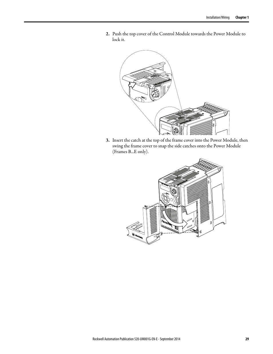 Rockwell Automation 25B PowerFlex 520-Series Adjustable Frequency AC Drive User Manual User Manual | Page 29 / 244