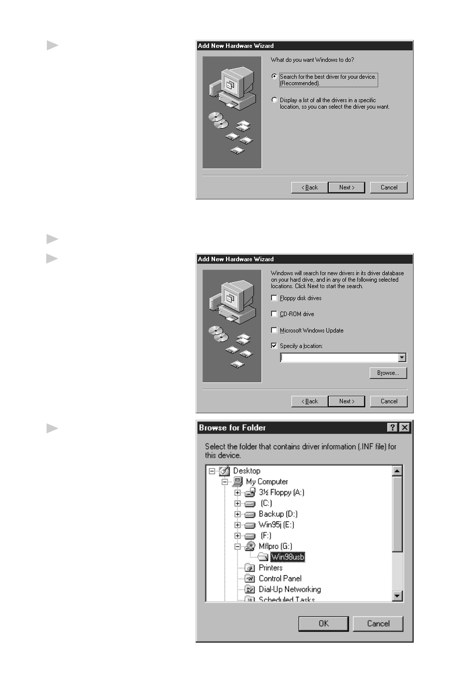 Installing brother printer driver using usb cable | Brother MFC 8700 User Manual | Page 102 / 183
