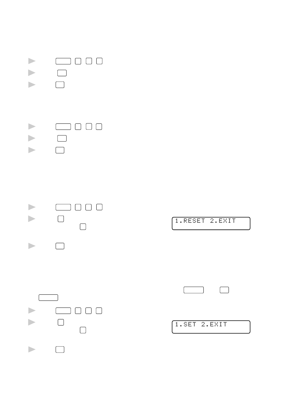 Printing the internal font list, Printing the print configuration list, Restoring factory default settings | Printing pc data in hexadecimal | Brother MFC 8700 User Manual | Page 126 / 183