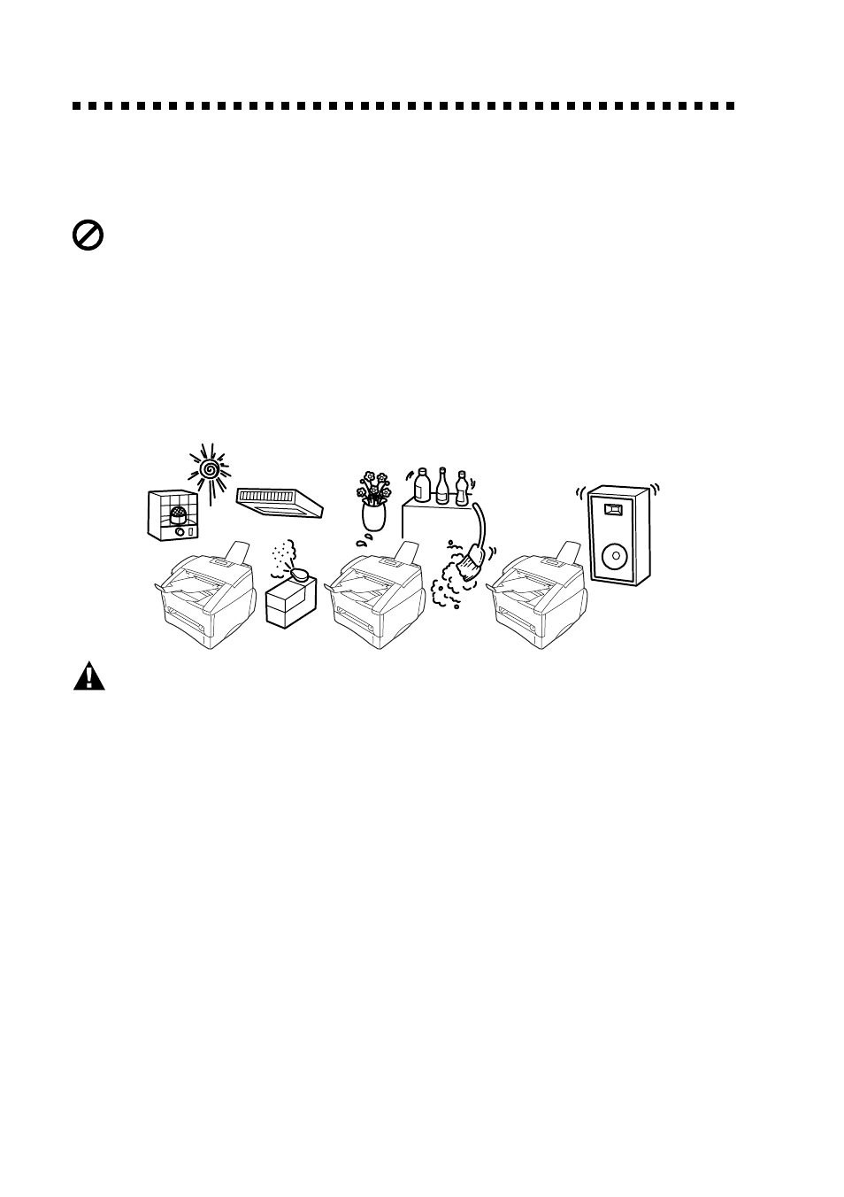 Choosing a location, Choosing a location -2 | Brother MFC 8700 User Manual | Page 26 / 183