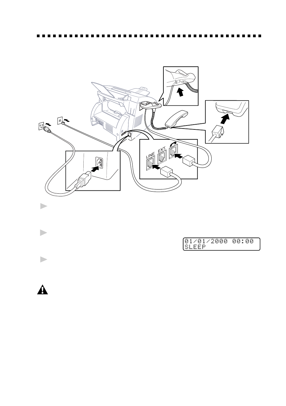 Connections, Connecting the machine, Connections -9 | Connecting the machine -9 | Brother MFC 8700 User Manual | Page 33 / 183