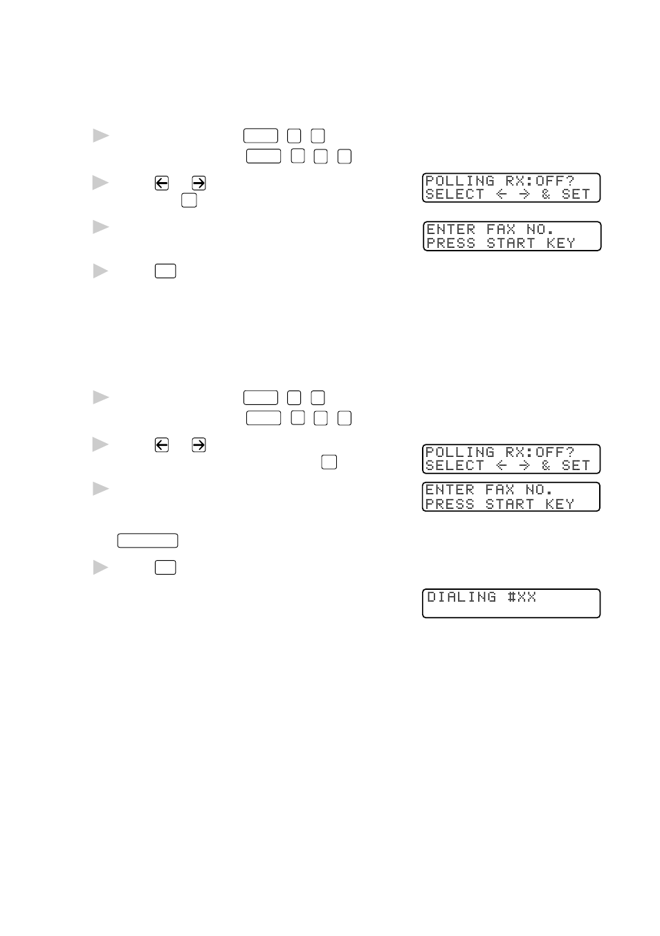 Setting up polling receive, Setting up sequential polling receive, Setting up polling receive -9 | Setting up sequential polling receive -9 | Brother MFC 8700 User Manual | Page 59 / 183
