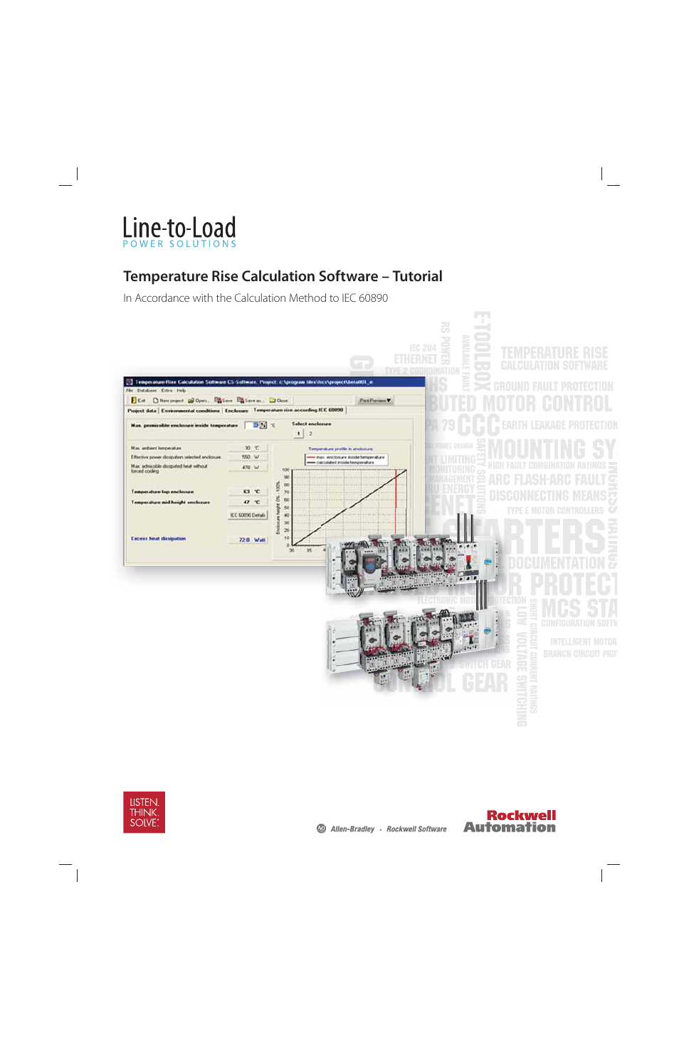 Rockwell Automation 141A Mounting System Temperature Rise Calculation Software Tutorial User Manual | 24 pages