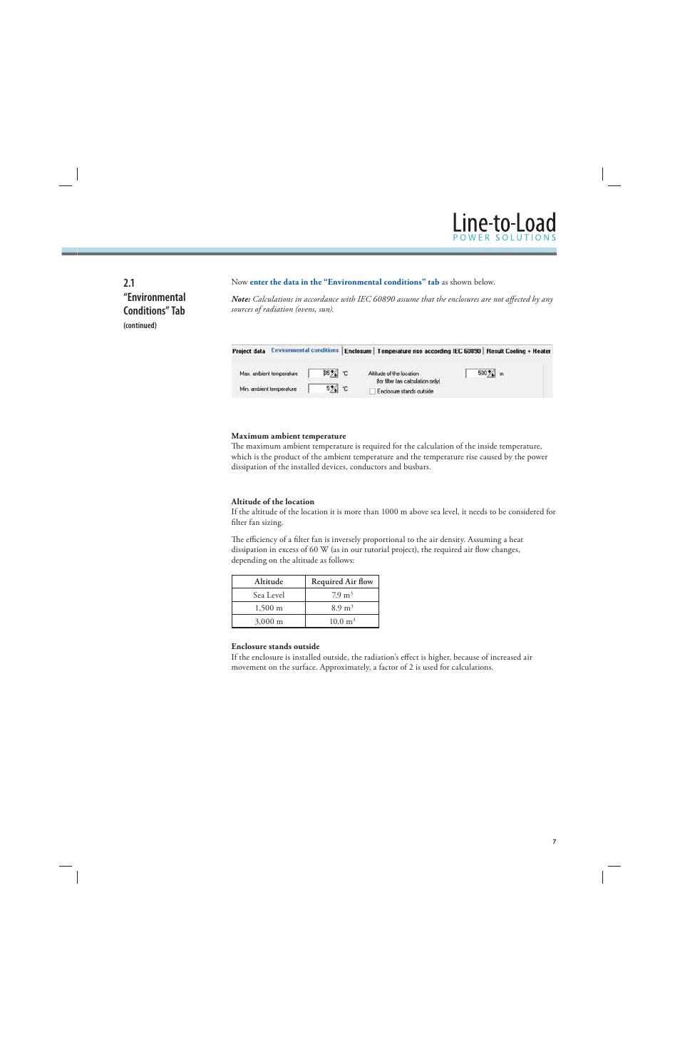 1 “environmental conditions” tab | Rockwell Automation 141A Mounting System Temperature Rise Calculation Software Tutorial User Manual | Page 9 / 24