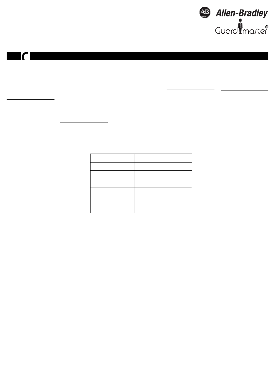 Rockwell Automation 440E Lifeline Turnbuckle Kit User Manual | 2 pages