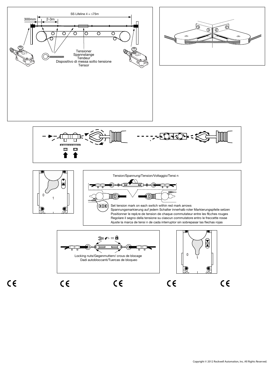Rockwell Automation 440E Lifeline Turnbuckle Kit User Manual | Page 2 / 2