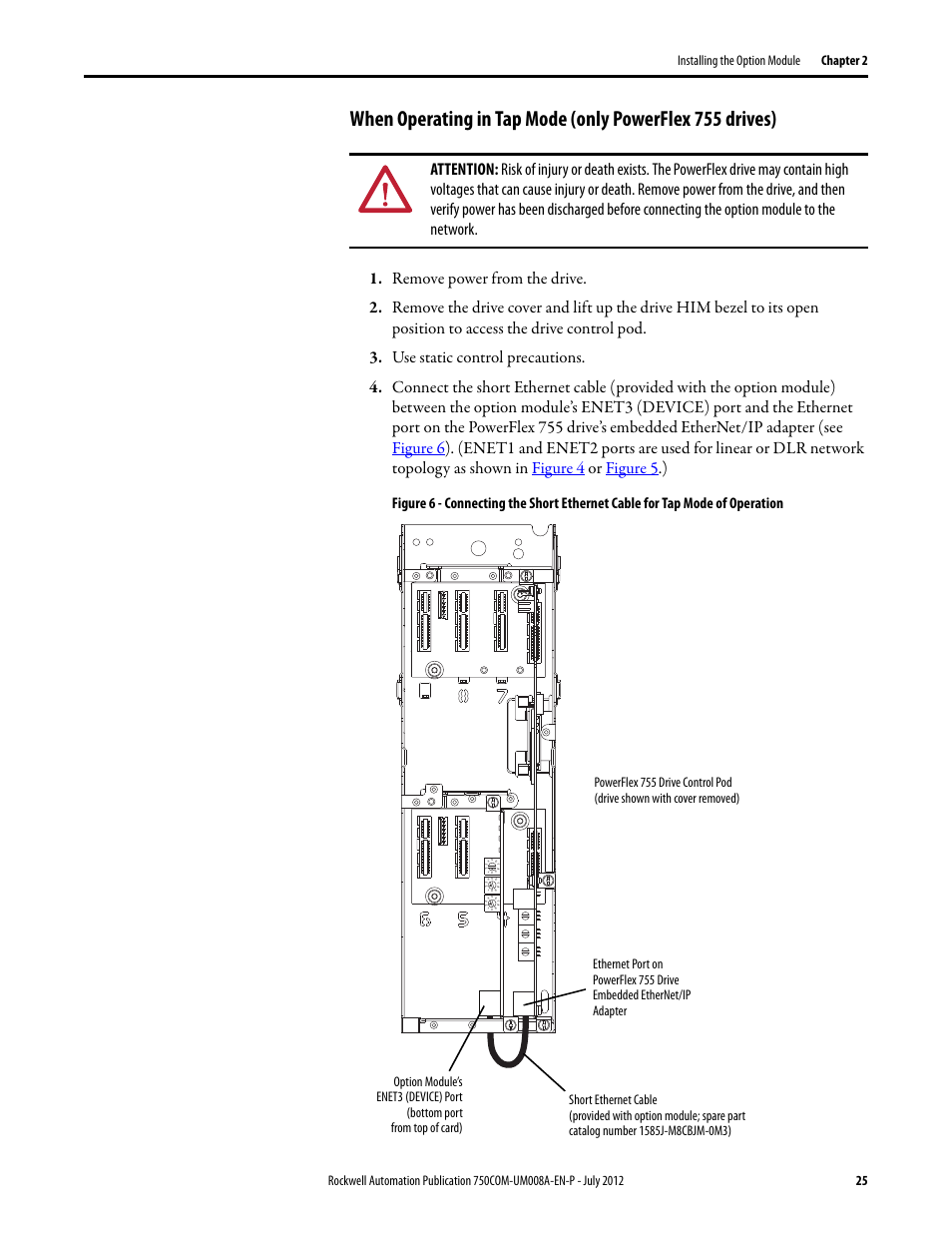 Rockwell Automation 20-750-ENETR PowerFlexDual-Port EtherNet/IP Option Module User Manual | Page 25 / 200