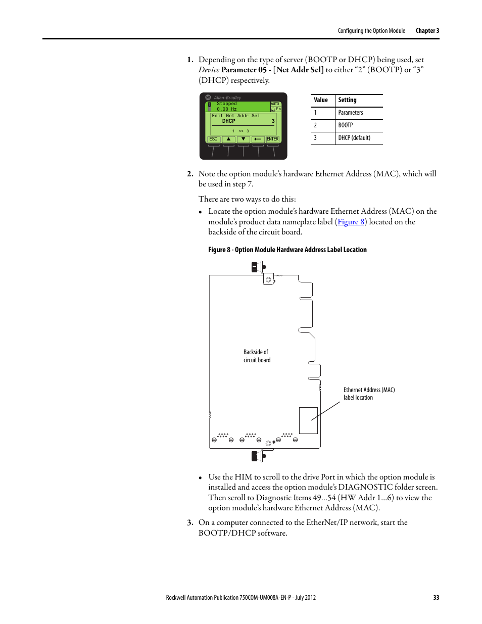 Rockwell Automation 20-750-ENETR PowerFlexDual-Port EtherNet/IP Option Module User Manual | Page 33 / 200