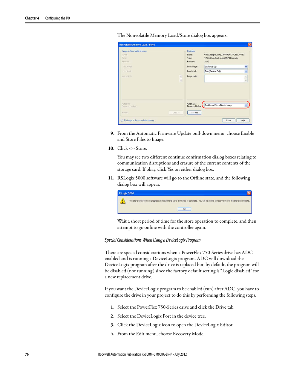 Rockwell Automation 20-750-ENETR PowerFlexDual-Port EtherNet/IP Option Module User Manual | Page 76 / 200