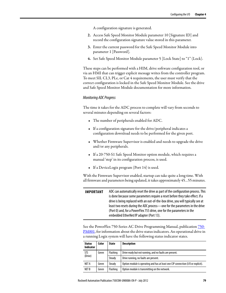 Rockwell Automation 20-750-ENETR PowerFlexDual-Port EtherNet/IP Option Module User Manual | Page 79 / 200