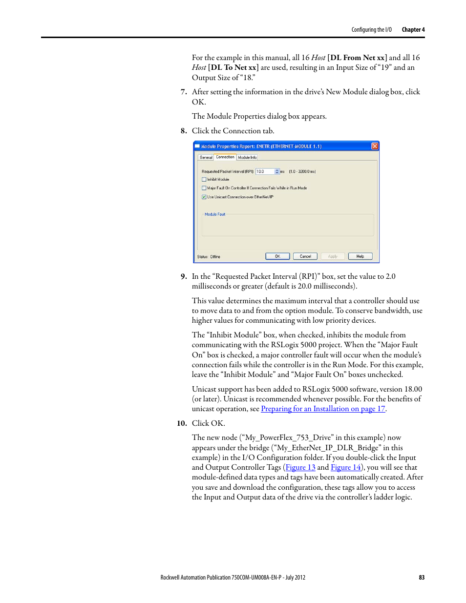 Rockwell Automation 20-750-ENETR PowerFlexDual-Port EtherNet/IP Option Module User Manual | Page 83 / 200