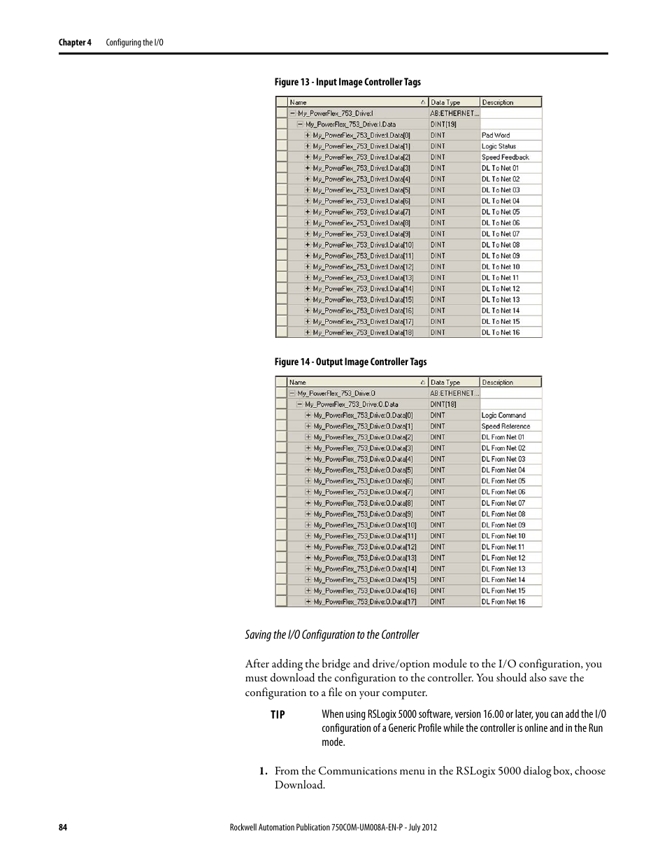 Figure 13, Figure 14 | Rockwell Automation 20-750-ENETR PowerFlexDual-Port EtherNet/IP Option Module User Manual | Page 84 / 200