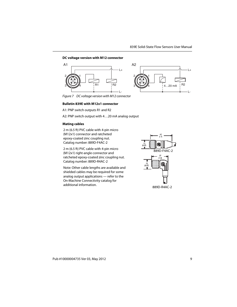 Rockwell Automation 839E Solid-State Flow Sensors User Manual | Page 11 / 32