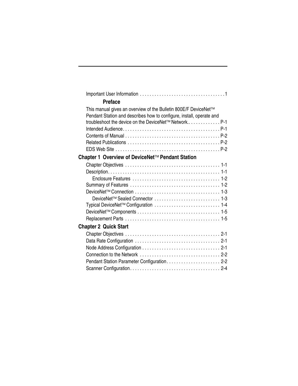 Rockwell Automation 800F DeviceNet Pendant Stations User Manual | Page 3 / 48
