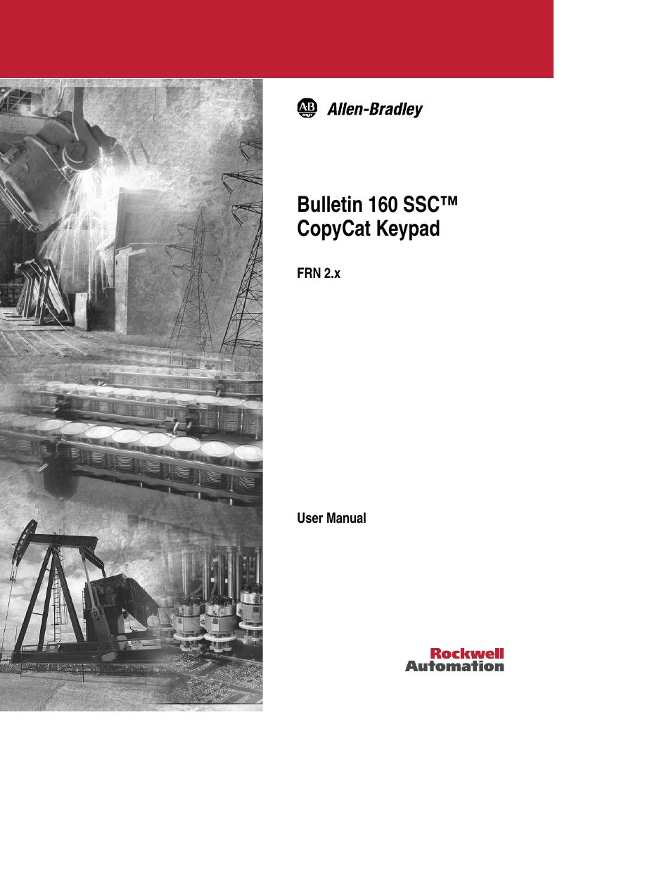 Rockwell Automation 160 160SSC CopyCat Keypad User Manual | 32 pages