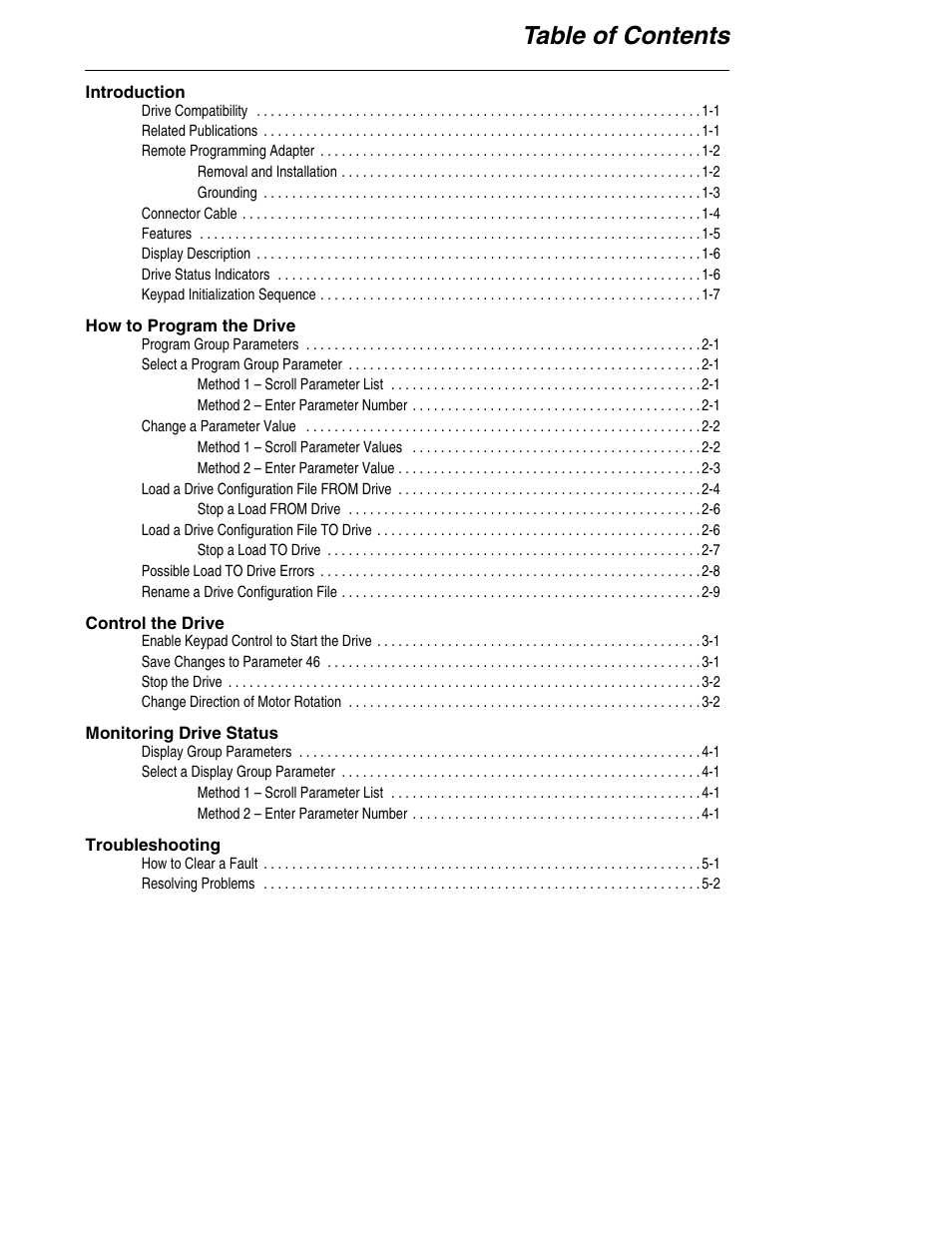 Rockwell Automation 160 160SSC CopyCat Keypad User Manual | Page 3 / 32