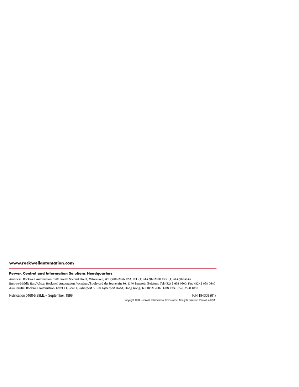 Rockwell Automation 160 160SSC CopyCat Keypad User Manual | Page 32 / 32