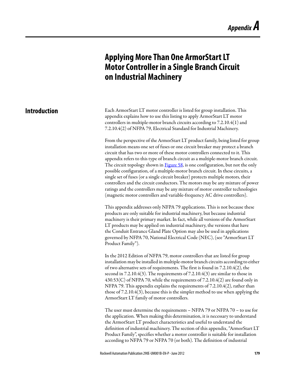 Appendix a, Introduction | Rockwell Automation 294E ArmorStart LT EtherNet/IP Version - User Manual User Manual | Page 179 / 252
