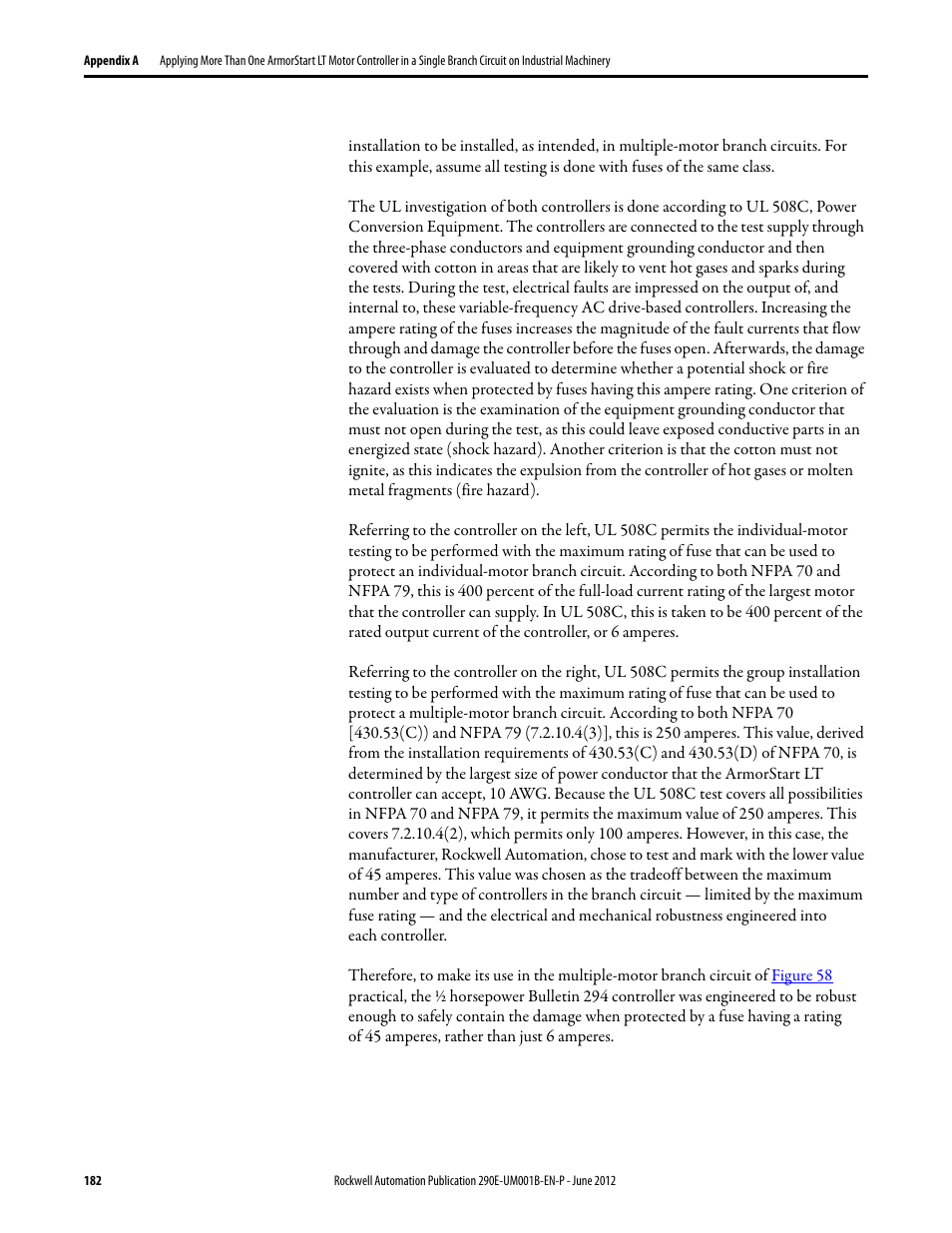 Rockwell Automation 294E ArmorStart LT EtherNet/IP Version - User Manual User Manual | Page 182 / 252