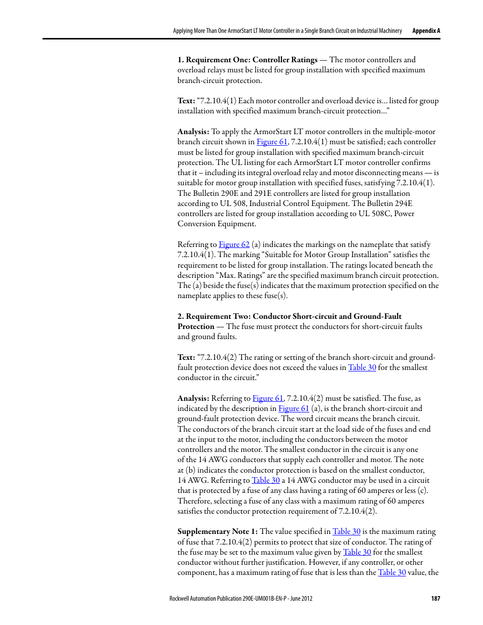 Rockwell Automation 294E ArmorStart LT EtherNet/IP Version - User Manual User Manual | Page 187 / 252