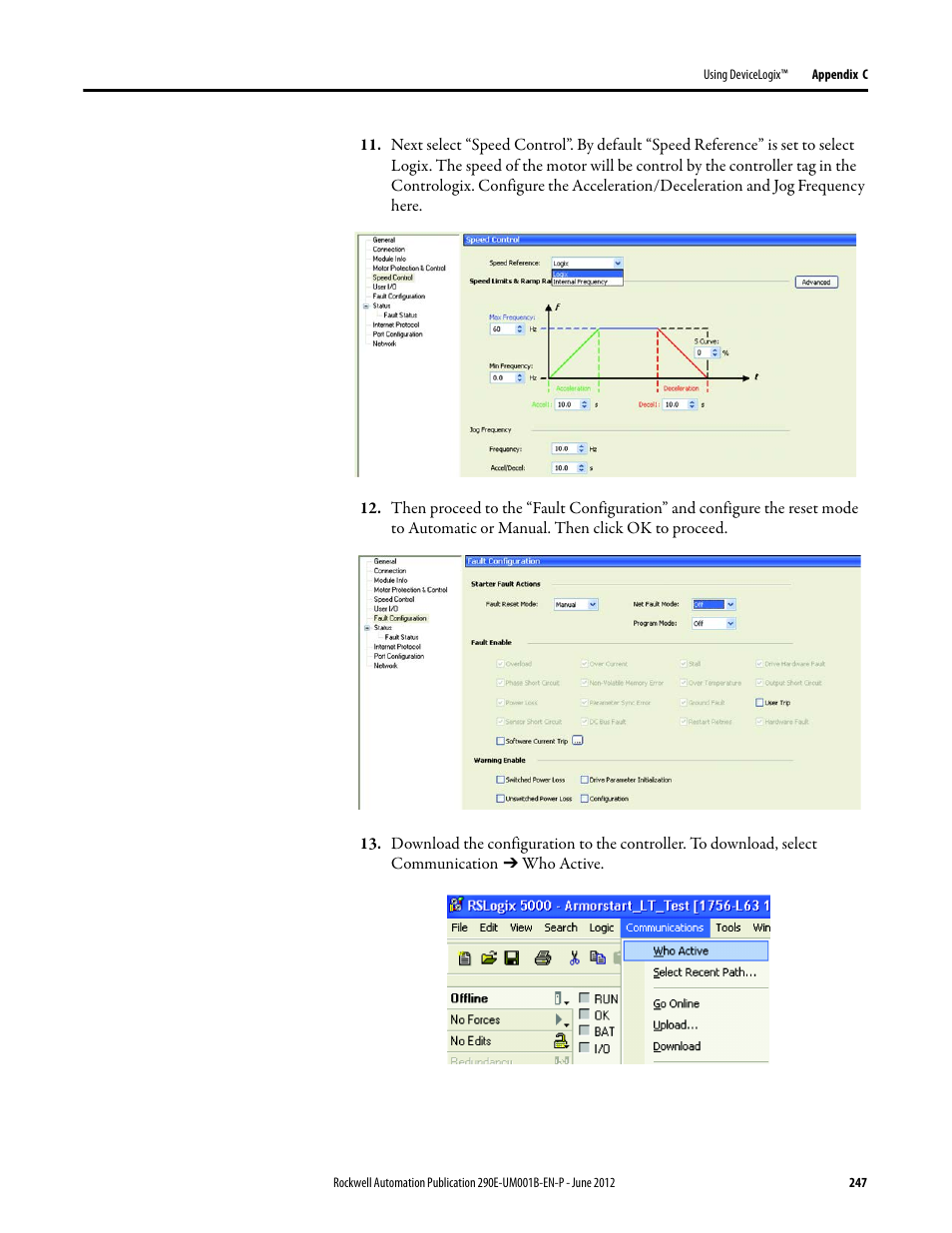Rockwell Automation 294E ArmorStart LT EtherNet/IP Version - User Manual User Manual | Page 247 / 252