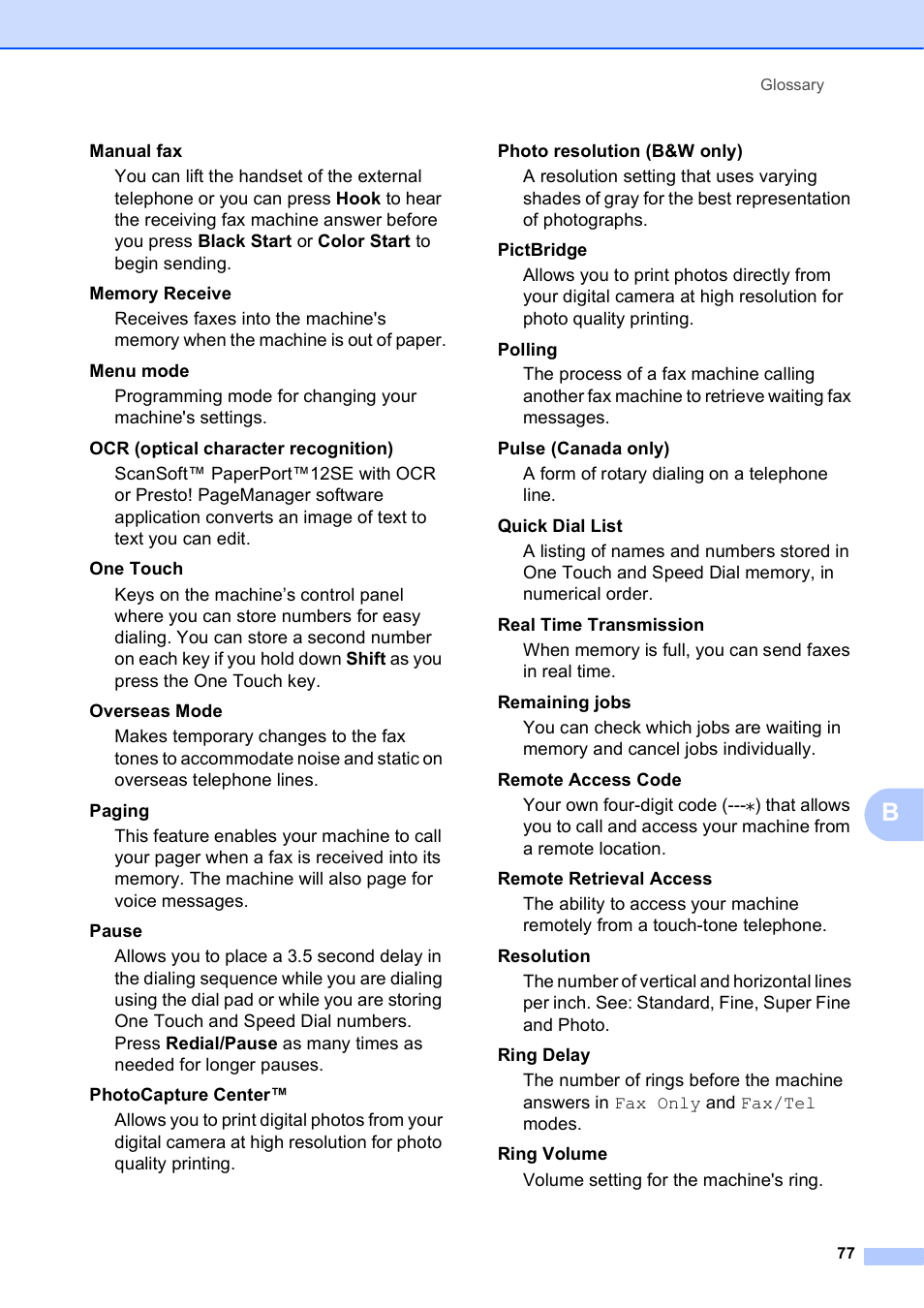Brother MFC J6710DW User Manual | Page 83 / 89