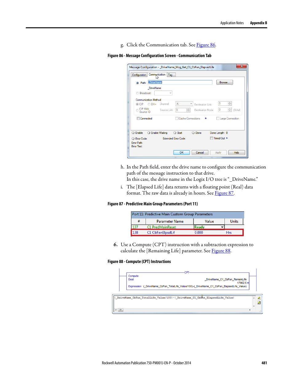 Rockwell Automation 21G PowerFlex 750-Series AC Drives Programming Manual User Manual | Page 481 / 544