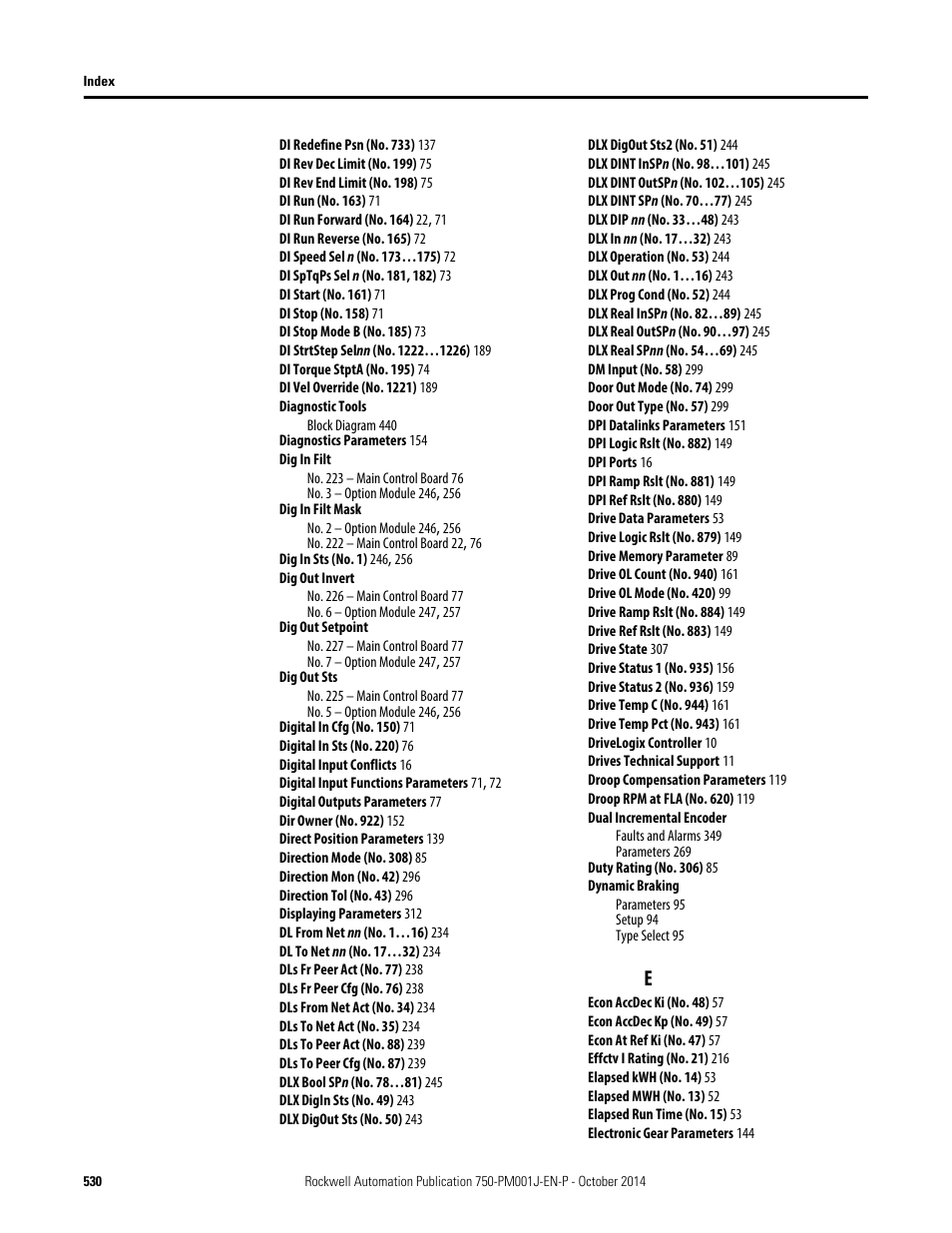 Rockwell Automation 21G PowerFlex 750-Series AC Drives Programming Manual User Manual | Page 530 / 544