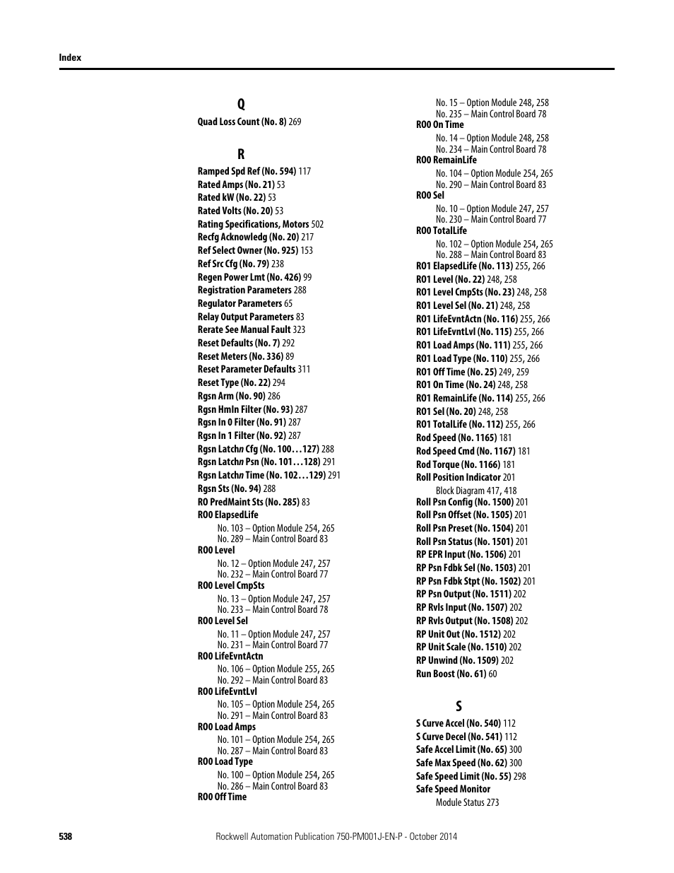 Rockwell Automation 21G PowerFlex 750-Series AC Drives Programming Manual User Manual | Page 538 / 544