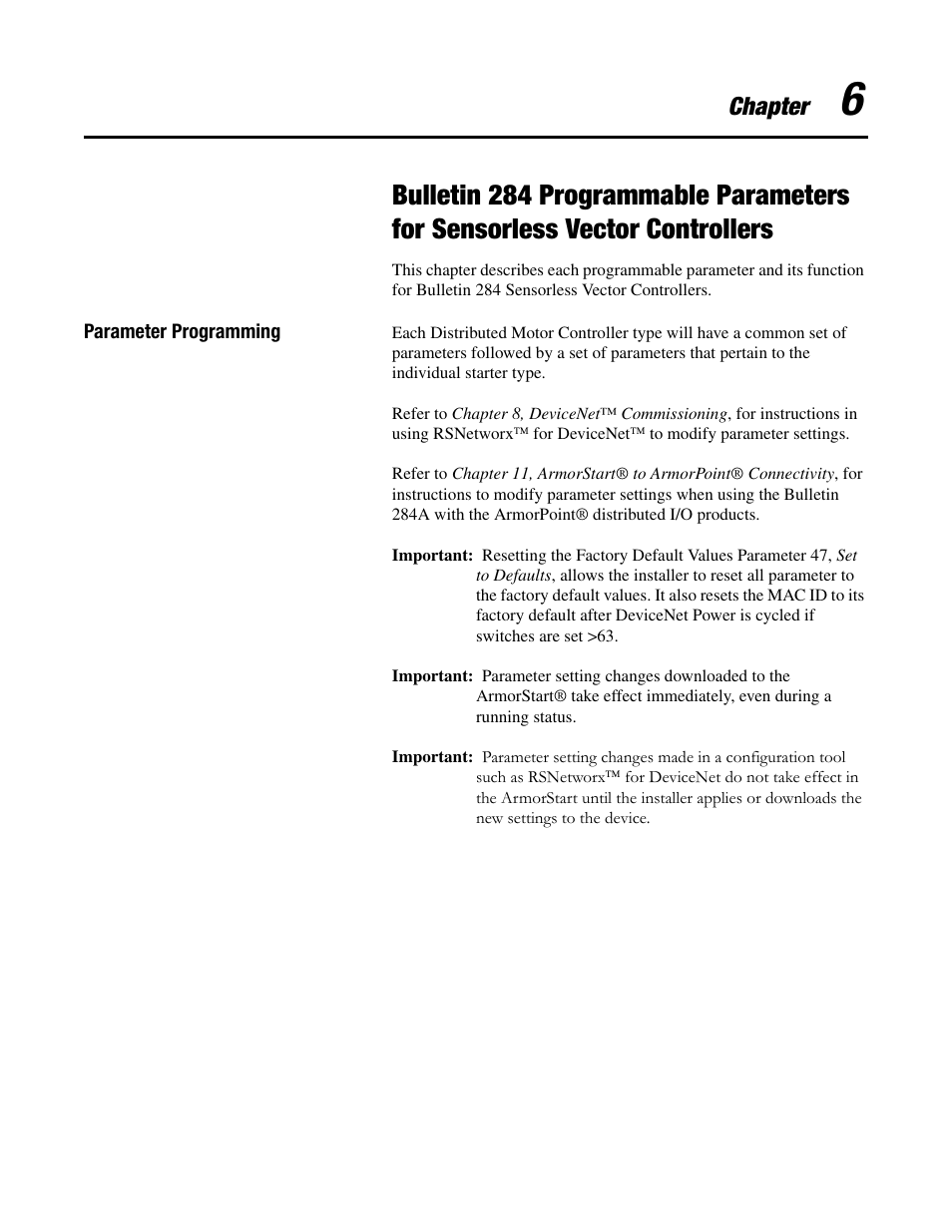 Chapter | Rockwell Automation 284 ArmorStart User Manual User Manual | Page 175 / 480