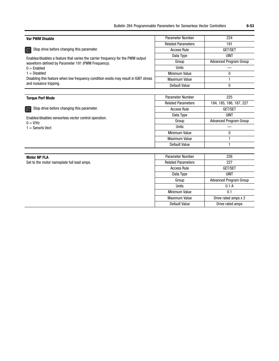 Rockwell Automation 284 ArmorStart User Manual User Manual | Page 227 / 480