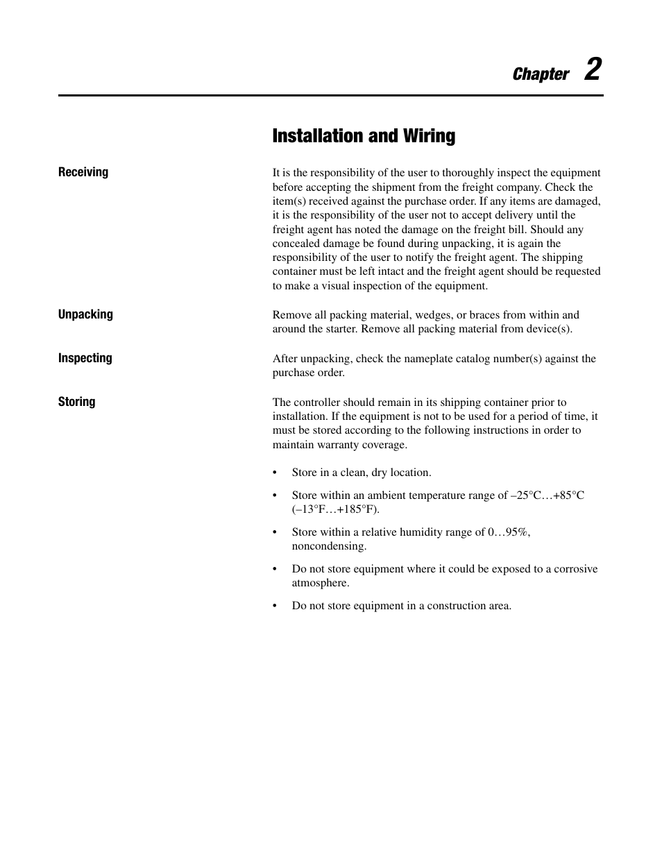 Installation and wiring, Chapter | Rockwell Automation 284 ArmorStart User Manual User Manual | Page 25 / 480