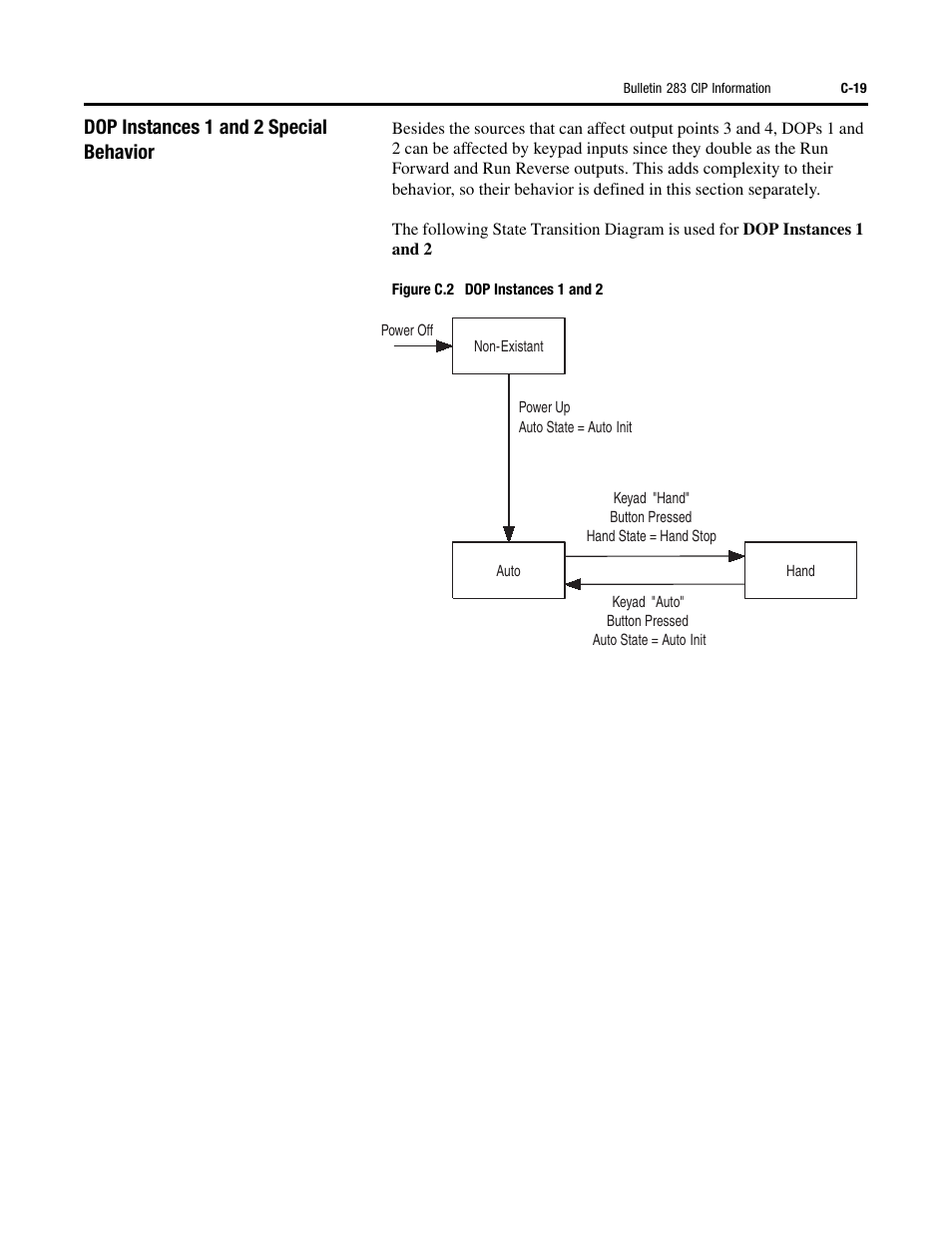 Dop instances 1 and 2 special behavior | Rockwell Automation 284 ArmorStart User Manual User Manual | Page 391 / 480