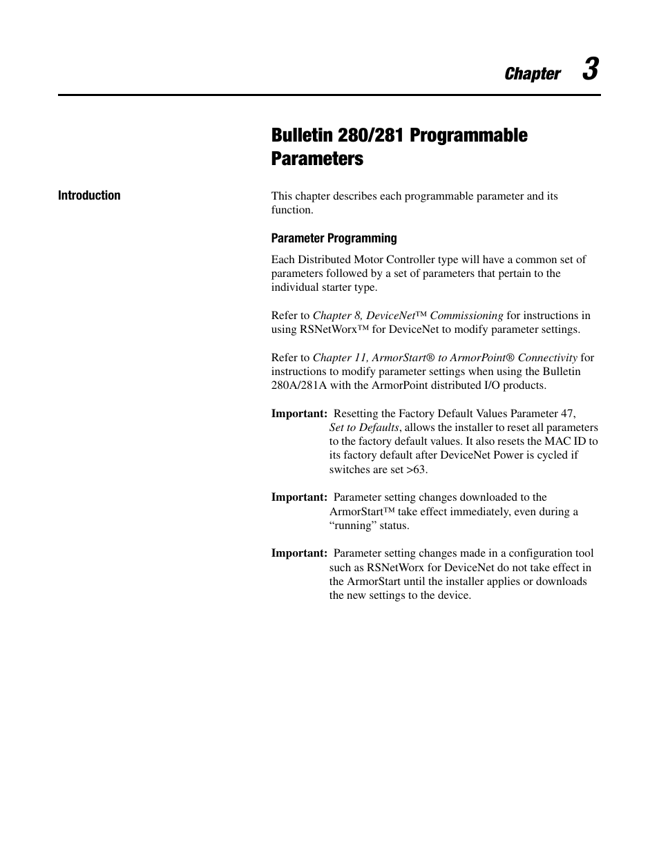 Chapter | Rockwell Automation 284 ArmorStart User Manual User Manual | Page 63 / 480