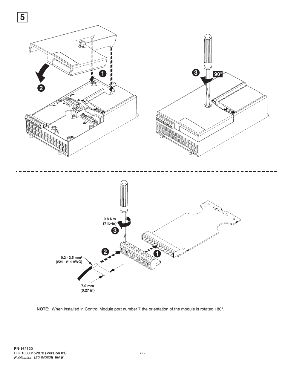 Rockwell Automation 150-SM3_SM4 SMC-50 Soft Starter I/O Option Module Installation User Manual | Page 2 / 4