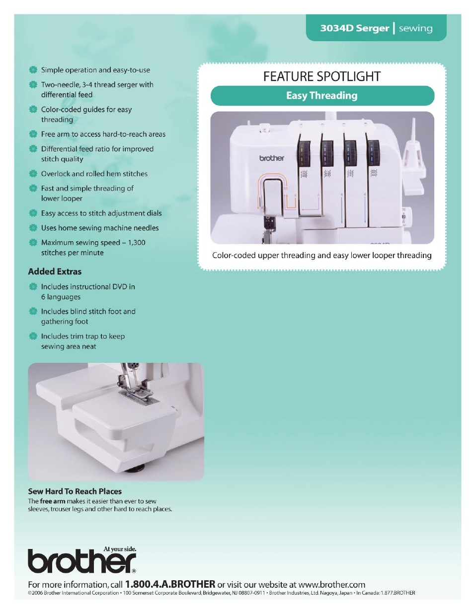 Brother 3034D User Manual | Page 2 / 2