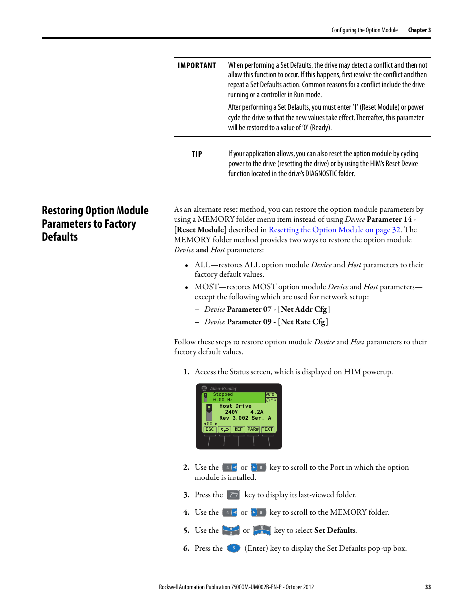 Rockwell Automation 20-750-DNET PowerFlex DeviceNet Option Module User Manual | Page 33 / 144